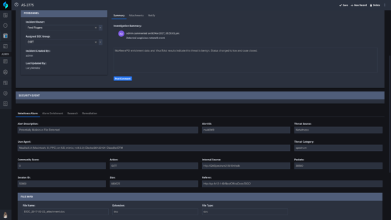 Case Management Details