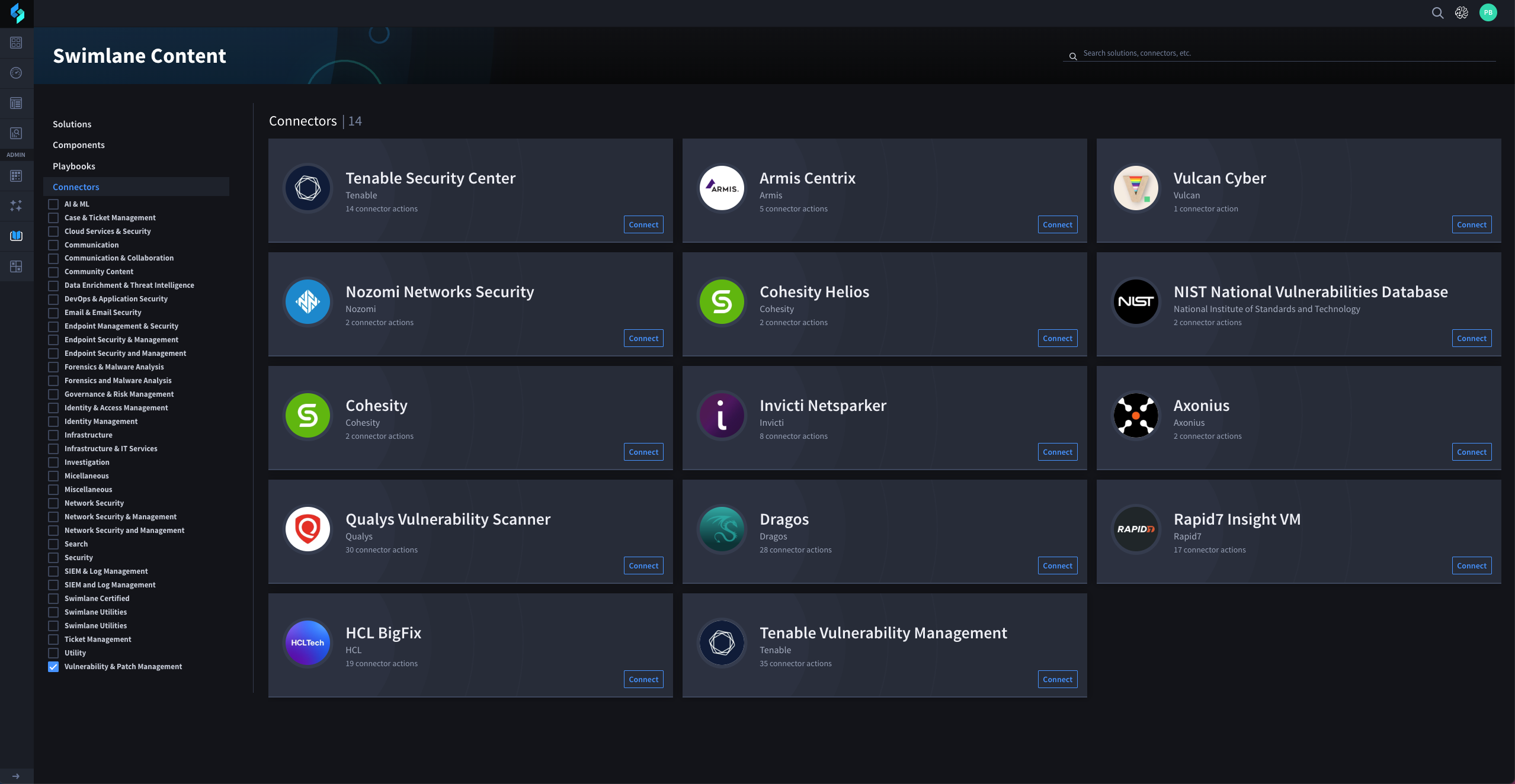 Connectors VM