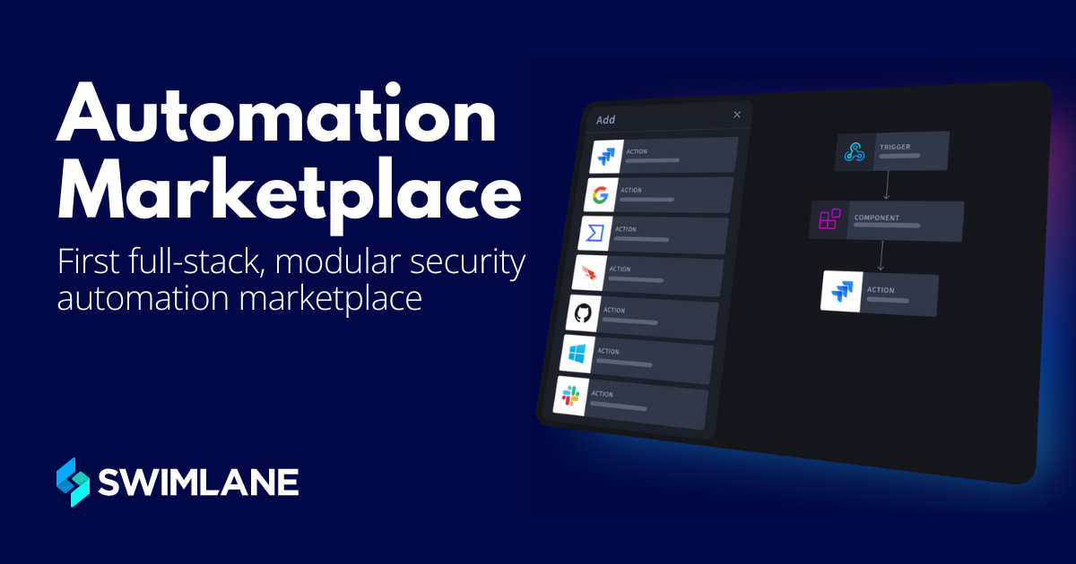 Swimlane introduces the first full-stack, modular security automation marketplace.