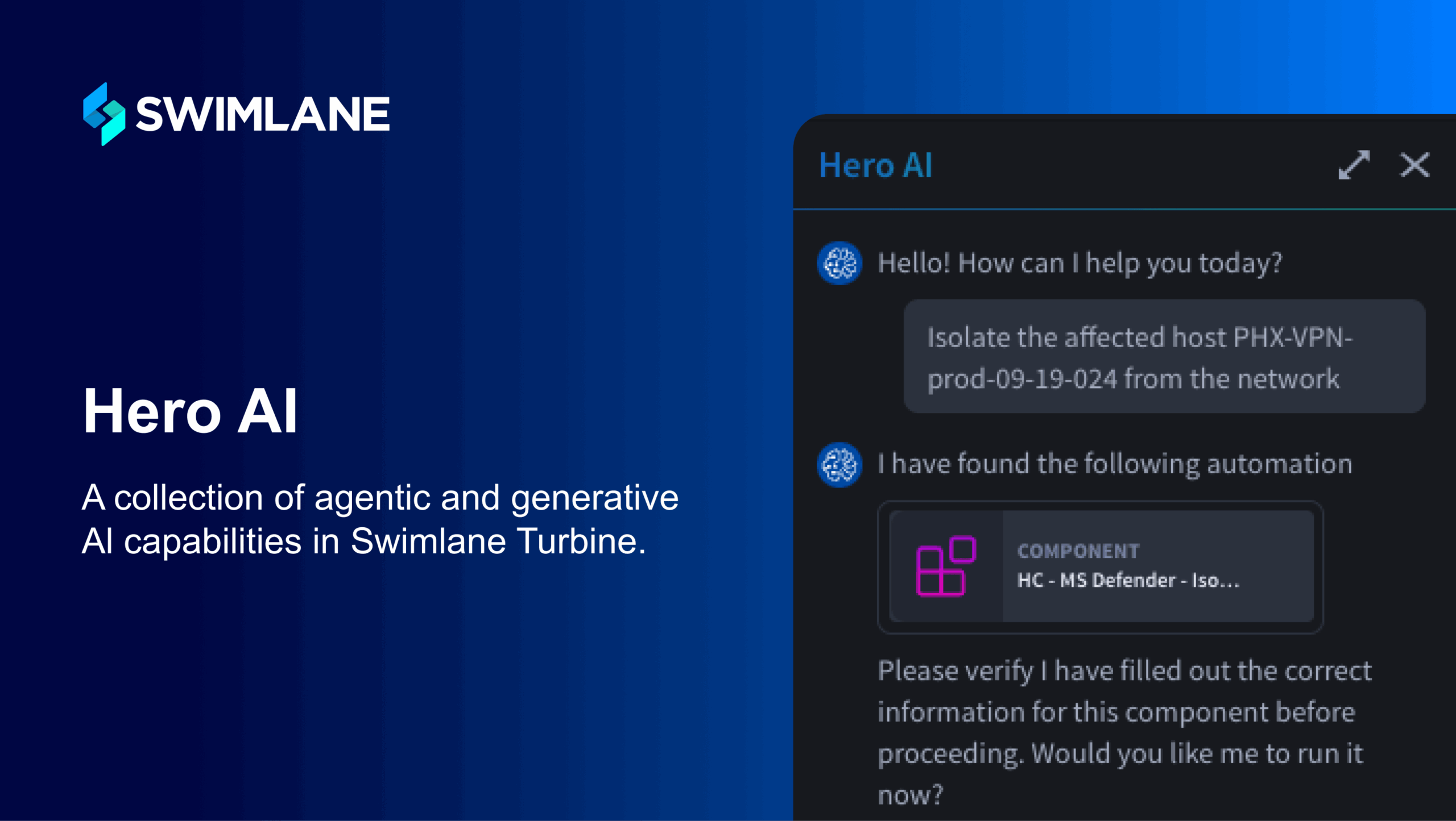 Hero AI: Your Custom AI Security Workforce | Swimlane